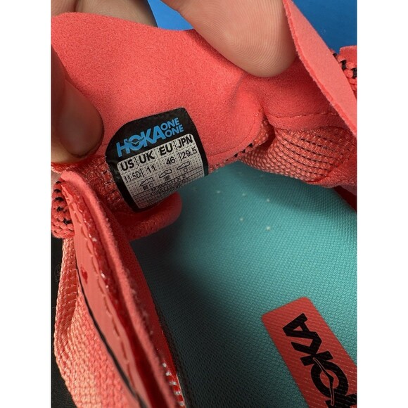 Hoka One One Mach X 2 1155119-GFRT Grapefruit Coral Red Blue Men’s Size 11.5D main image 6
